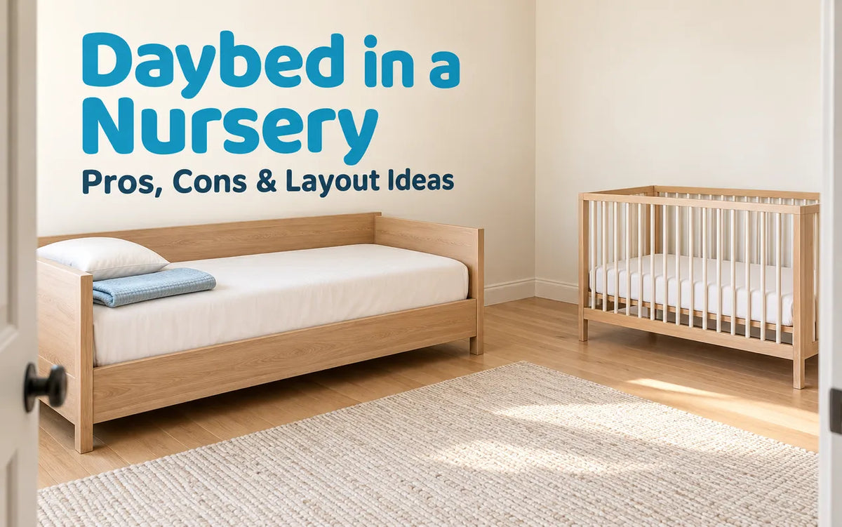 Adult daybed and crib nursery thumbnail