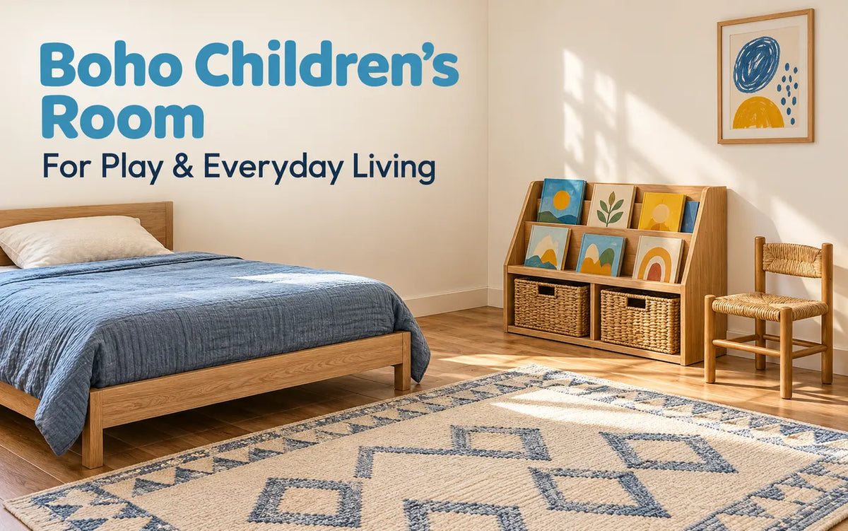 Boho Children's Room for Play thumbnail