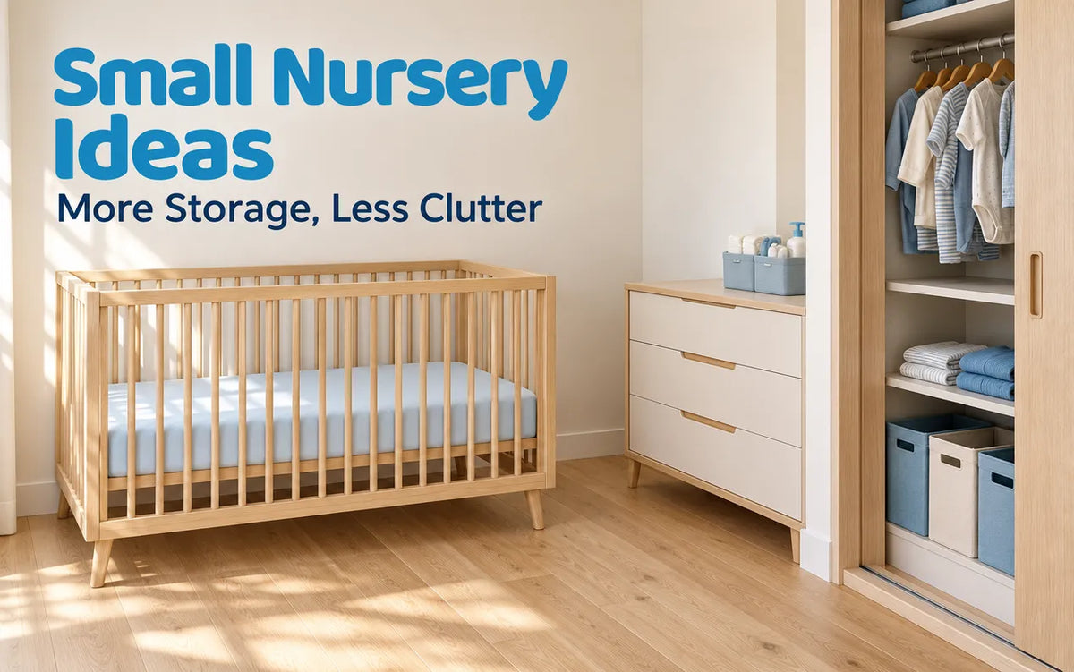 Small Nursery Ideas for More Storage and Less Clutter thumbnail