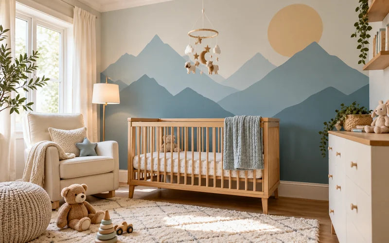 Nursery Painting Ideas for Patterns and Feature Walls thumbnail