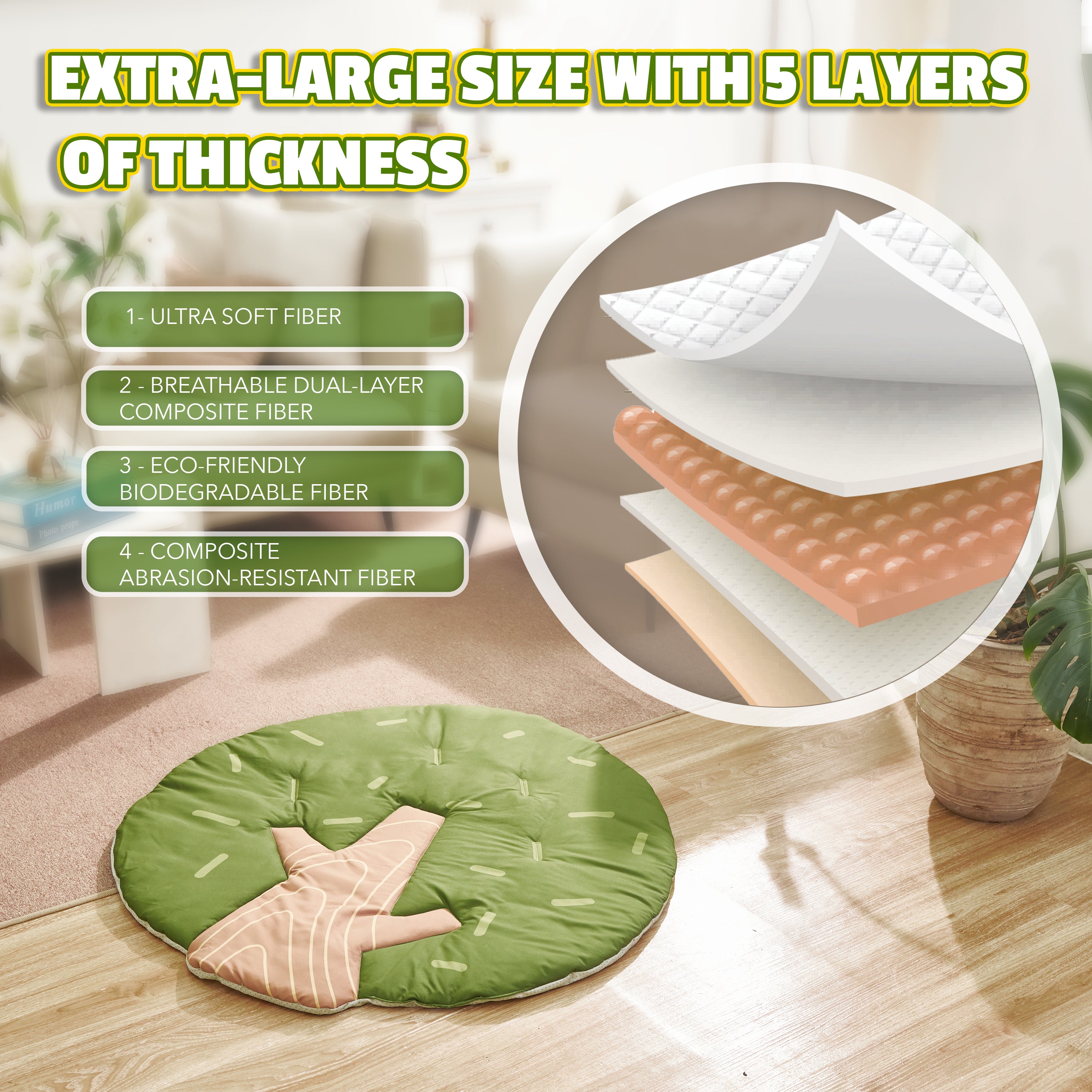 Baby Play Gym Mat - Jungle Safari