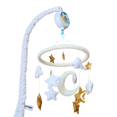 Starry Sky With Golden Star Baby Mobile (Full-set)