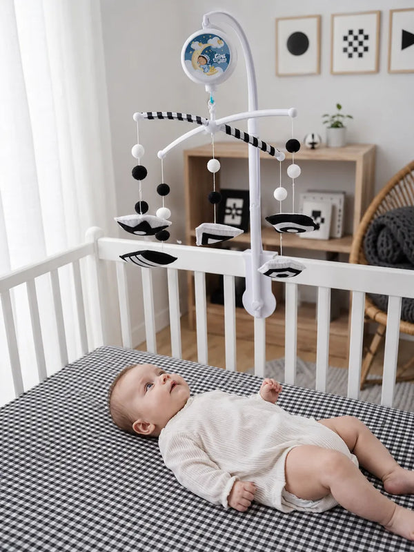 baby crib mobile tinitigies handmade nursery decor