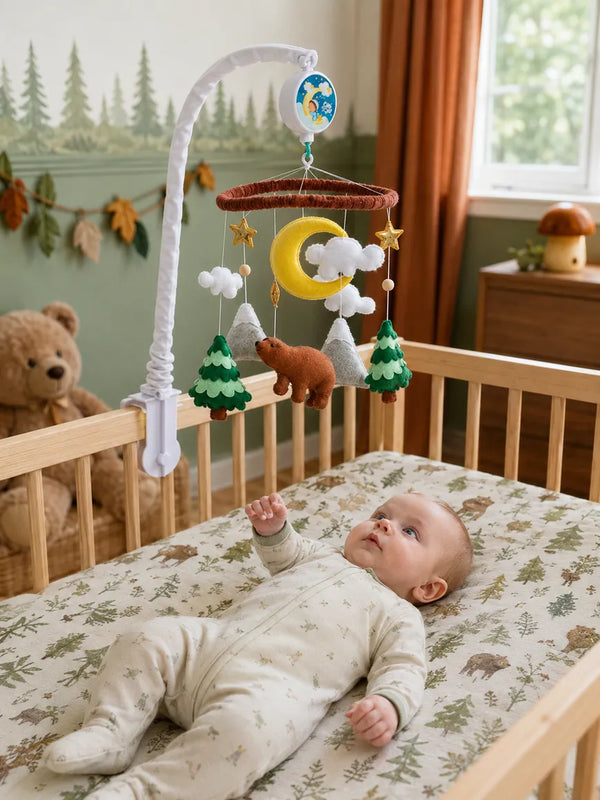 baby crib mobile tinitigies handmade nursery decor