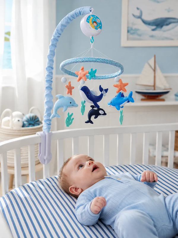 baby crib mobile tinitigies handmade nursery decor