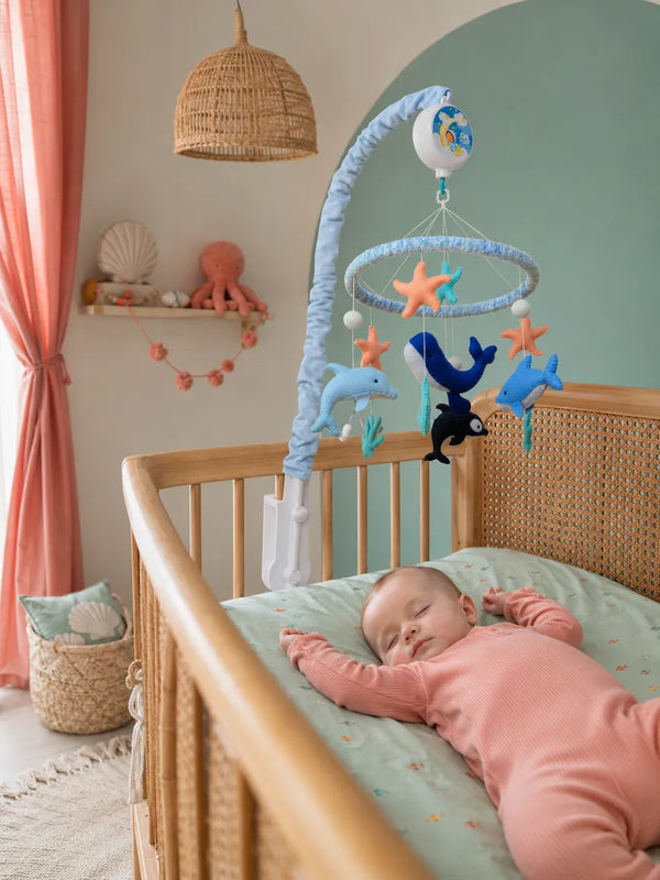 baby crib mobile tinitigies handmade nursery decor