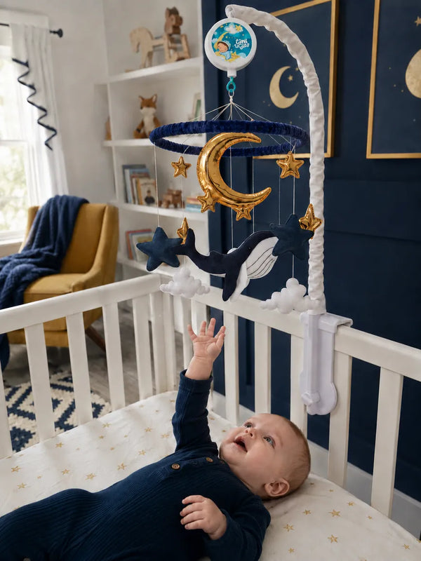 baby crib mobile tinitigies handmade nursery decor