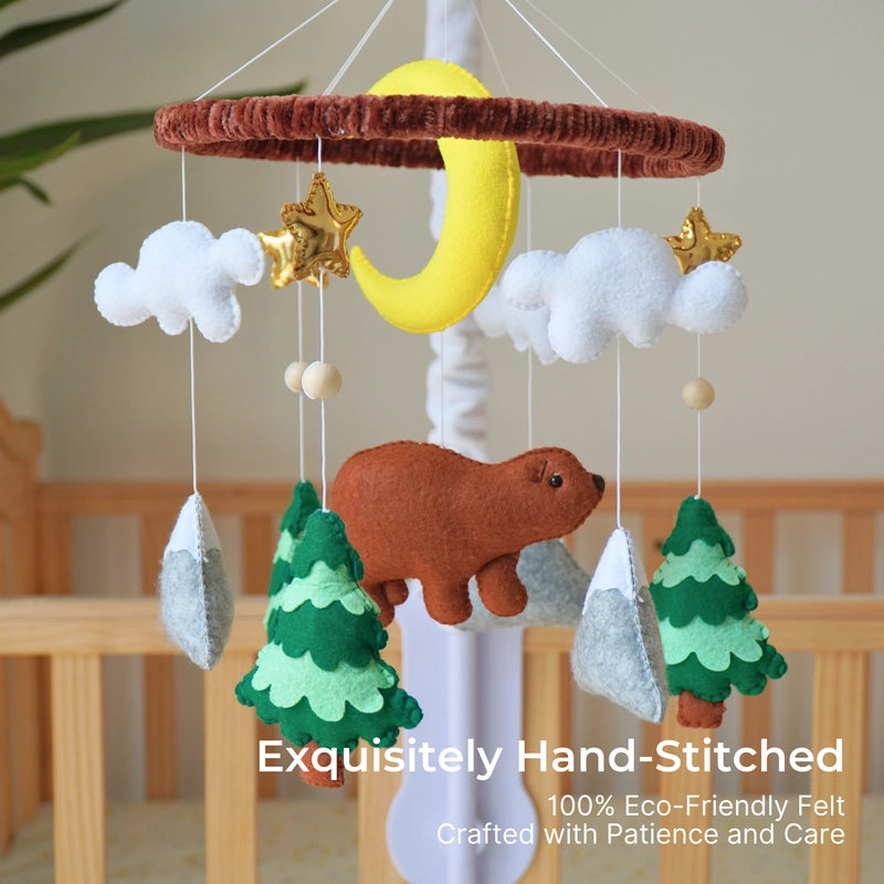 Woodland Bear Baby Mobile