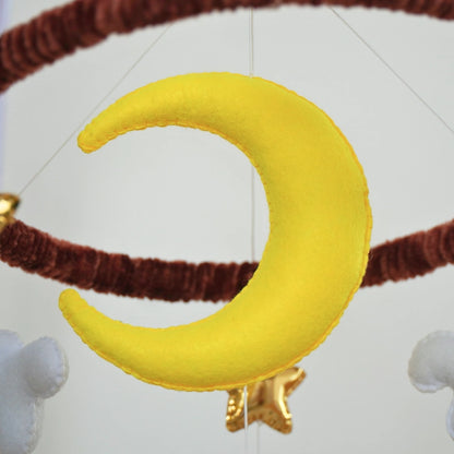 Woodland Bear Baby Mobile