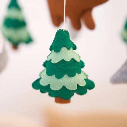 Woodland Bear Baby Mobile