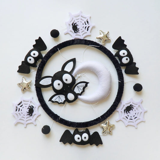 Halloween Bat Baby Mobile