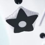 montessori black & white geometry musical baby crib mobile