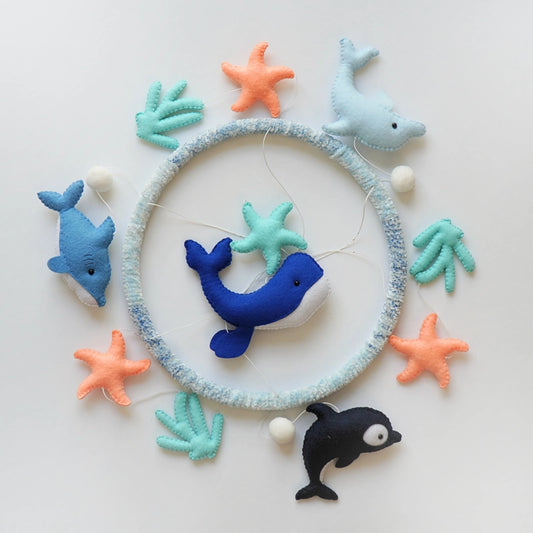 Ocean Creatures Nursery Mobile