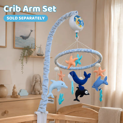 ocean creatures musical baby crib mobile