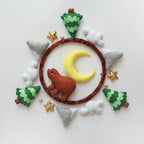 woodland bear musical baby crib mobile